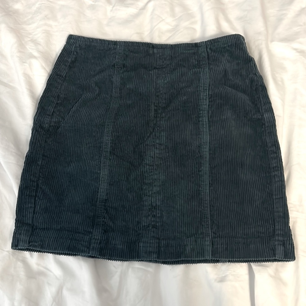 PacSun teal corduroy skirt, size 24 (2 US)